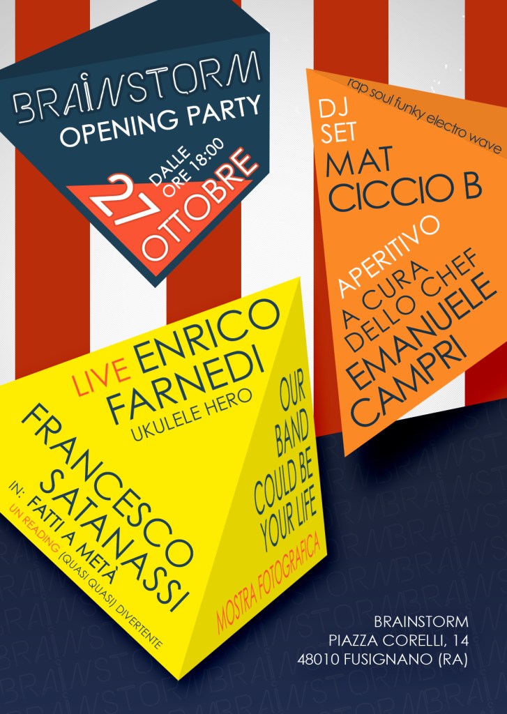 Oh raga riapre il Brainstorm